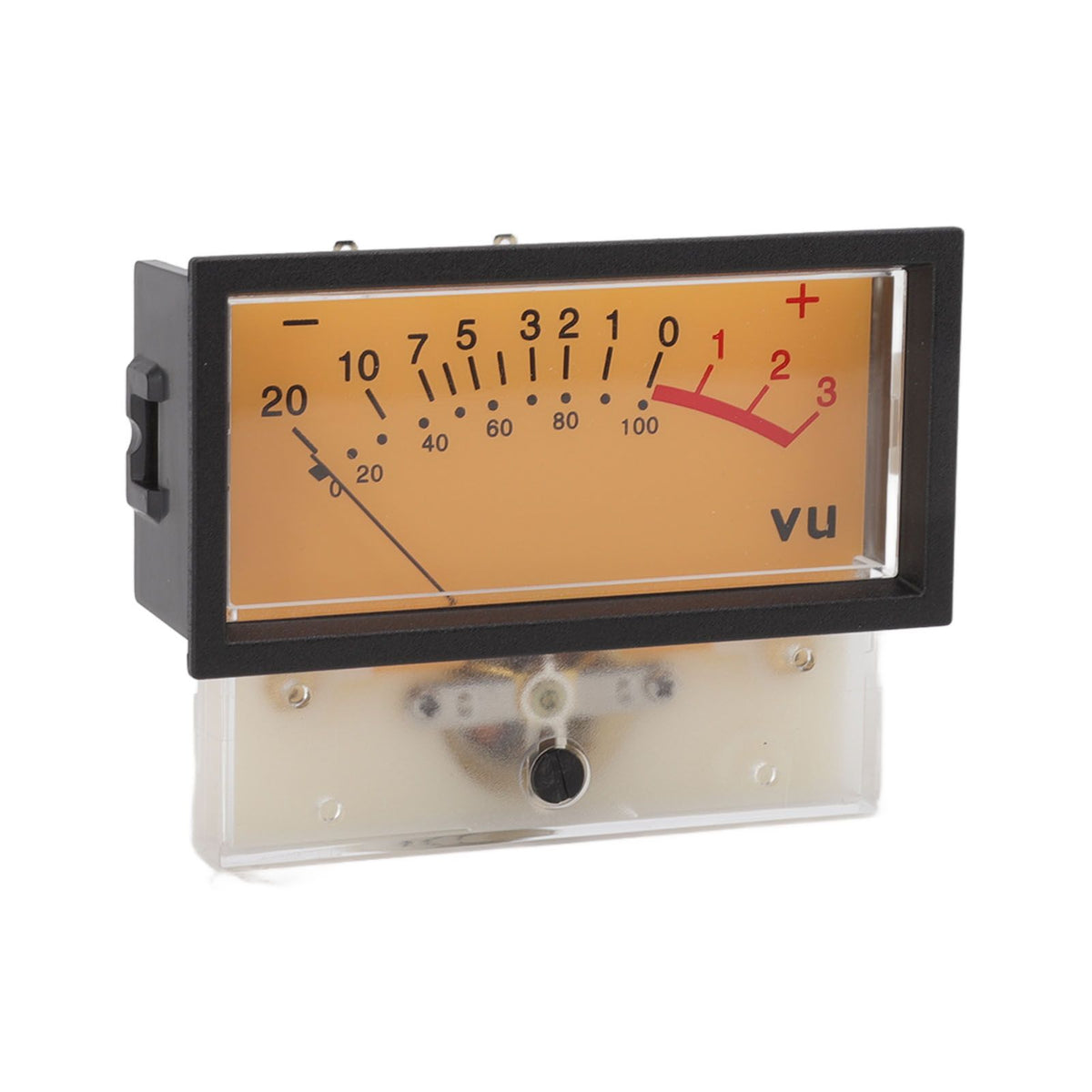 12V High Accuracy VU Meter Header DB Audio Level Header Power Amplifier Level Meter with Backlight 500UA 650Ω