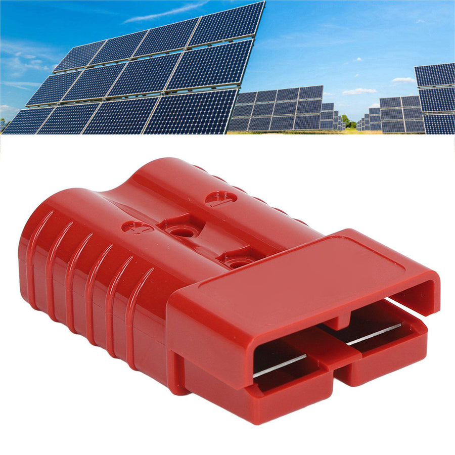 350A 600V Plug Connector SH350 Double Pole High Current Battery Quick Connector Kit for Car Solar Caravan Boat Forklift Red