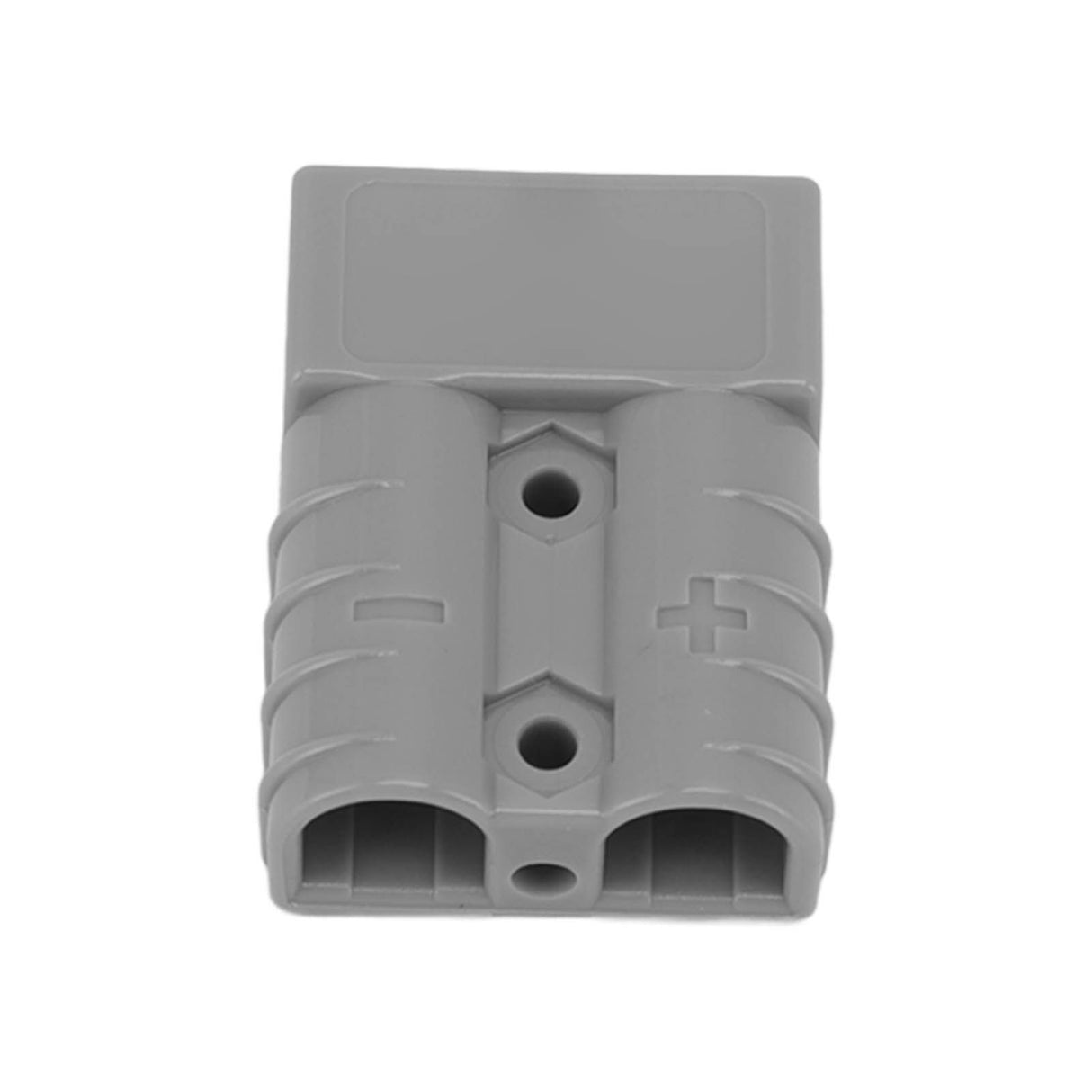 50A 600V Connector Double Pole High Current Power Supply Plug Connector for Solar Panel Dual Battery System Grey