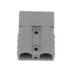 50A 600V Connector Double Pole High Current Power Supply Plug Connector for Solar Panel Dual Battery System Grey