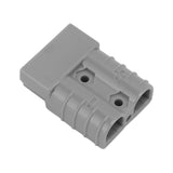 50A 600V Connector Double Pole High Current Power Supply Plug Connector for Solar Panel Dual Battery System Grey