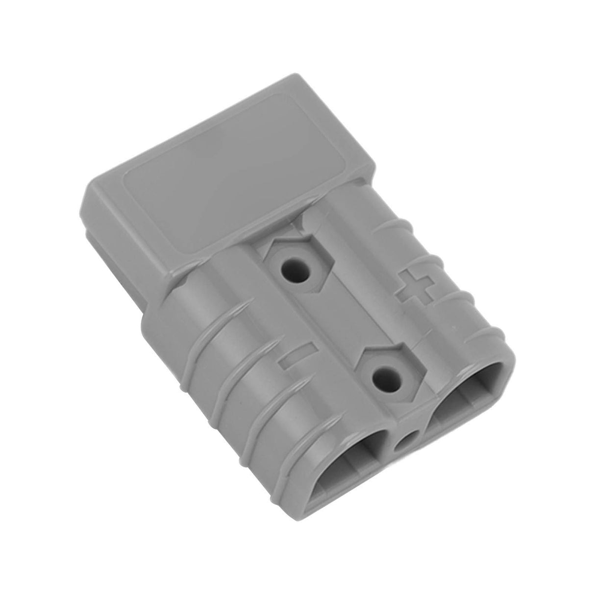 50A 600V Connector Double Pole High Current Power Supply Plug Connector for Solar Panel Dual Battery System Grey