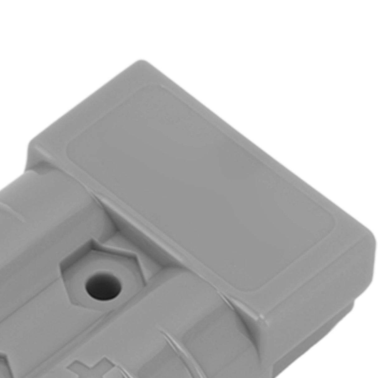 50A 600V Connector Double Pole High Current Power Supply Plug Connector for Solar Panel Dual Battery System Grey