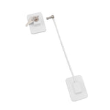 Refrigerator Lock White Childproof Freezer Lock Child Safety Cabinet Drawer Lock with 2 Keys