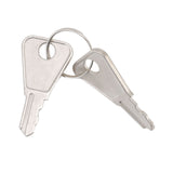 Refrigerator Lock White Childproof Freezer Lock Child Safety Cabinet Drawer Lock with 2 Keys - Extra Image