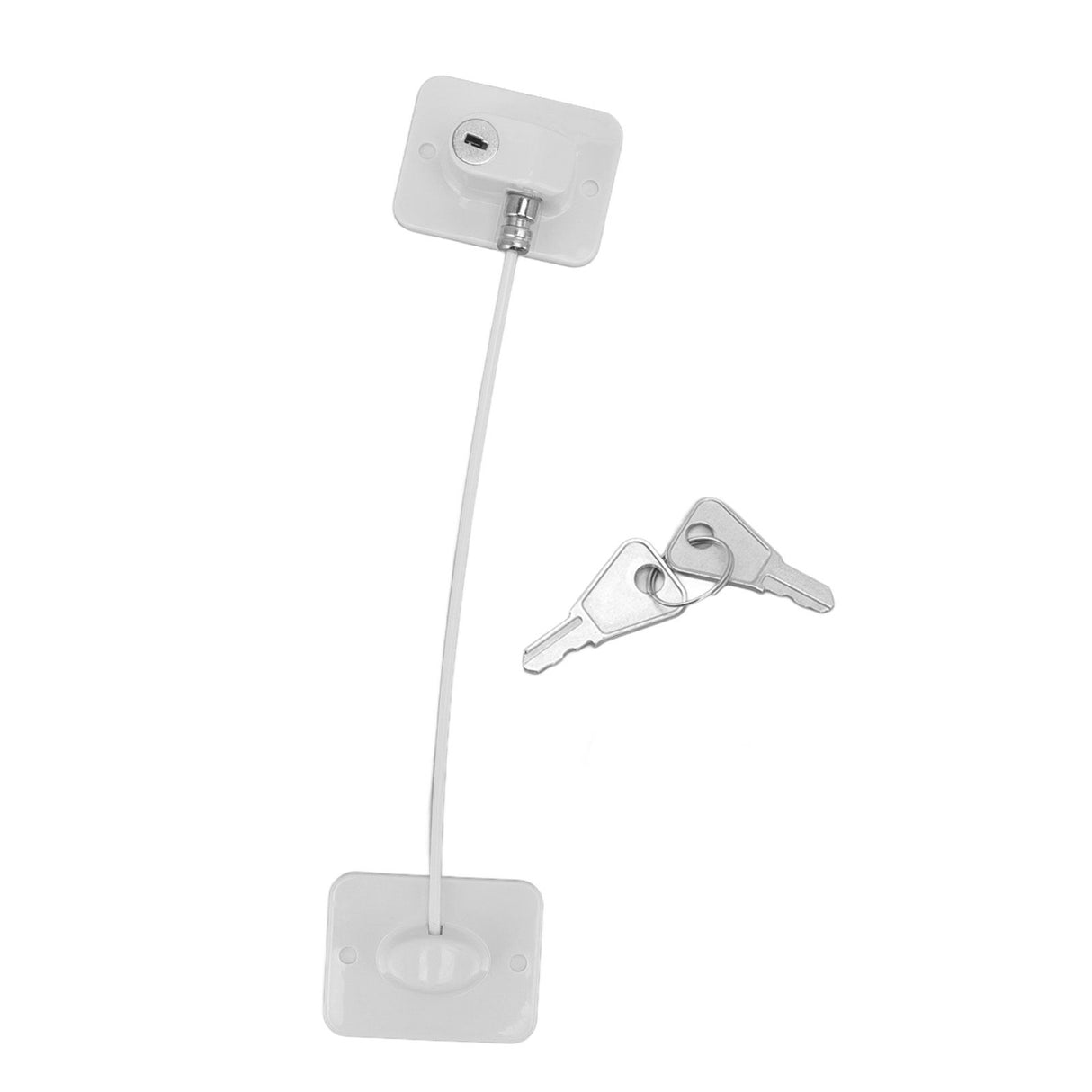 Cable Restrictor Lock Key Unlocking Window Lock Cable Restrictor Child Safety Lock for Refrigerators Doors Drawers