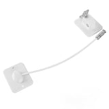 Cable Restrictor Lock Key Unlocking Window Lock Cable Restrictor Child Safety Lock for Refrigerators Doors Drawers - Extra Image