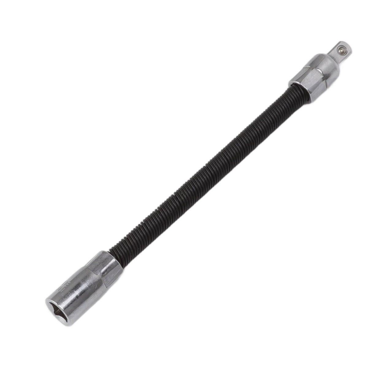 Wrench Extension Rod Bendable Universal Flexible Shaft Sleeve Extension Bar for Factory Workshop Black 1/4