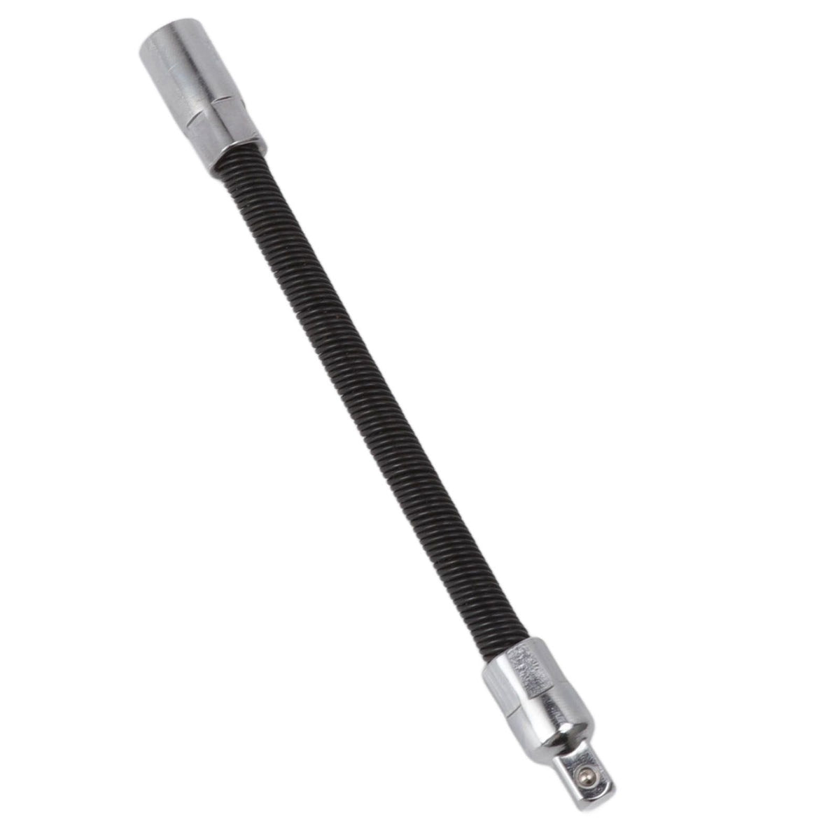Wrench Extension Rod Bendable Universal Flexible Shaft Sleeve Extension Bar for Factory Workshop Black 1/4