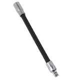 Wrench Extension Rod Bendable Universal Flexible Shaft Sleeve Extension Bar for Factory Workshop Black 1/4