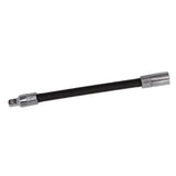 Wrench Extension Rod Bendable Universal Flexible Shaft Sleeve Extension Bar for Factory Workshop Black 1/4