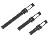 3 Pcs Woodworking Ruler Set Aluminium Alloy T Type Scribing Marking Measuring Ruler with Slide Stops