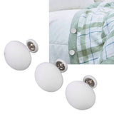 16PCS Duvet Cover Clip Mushroom Shape Compact Comfortable Touch Firm Fixing for Bed Sheet Pillow Cover - Extra Image
