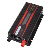 1000W Power Inverter Universal Dual Voltage 12V 24V‑220V Car Solar Power Inverter with LCD Display