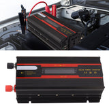 1000W Power Inverter Universal Dual Voltage 12V 24V‑220V Car Solar Power Inverter with LCD Display