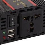 1000W Power Inverter Universal Dual Voltage 12V 24V‑220V Car Solar Power Inverter with LCD Display - Extra Image