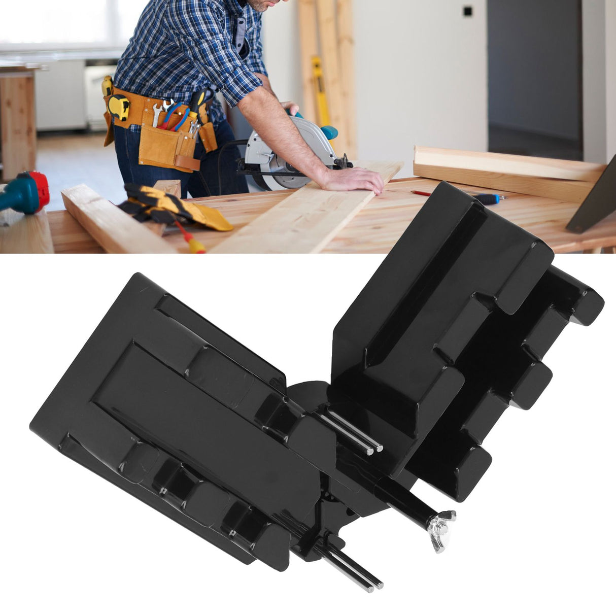 Mitre Measuring Cutting Tool Accurate Sawing Portable Mitre Cutting Tool for Home Decoration Pipe Installation