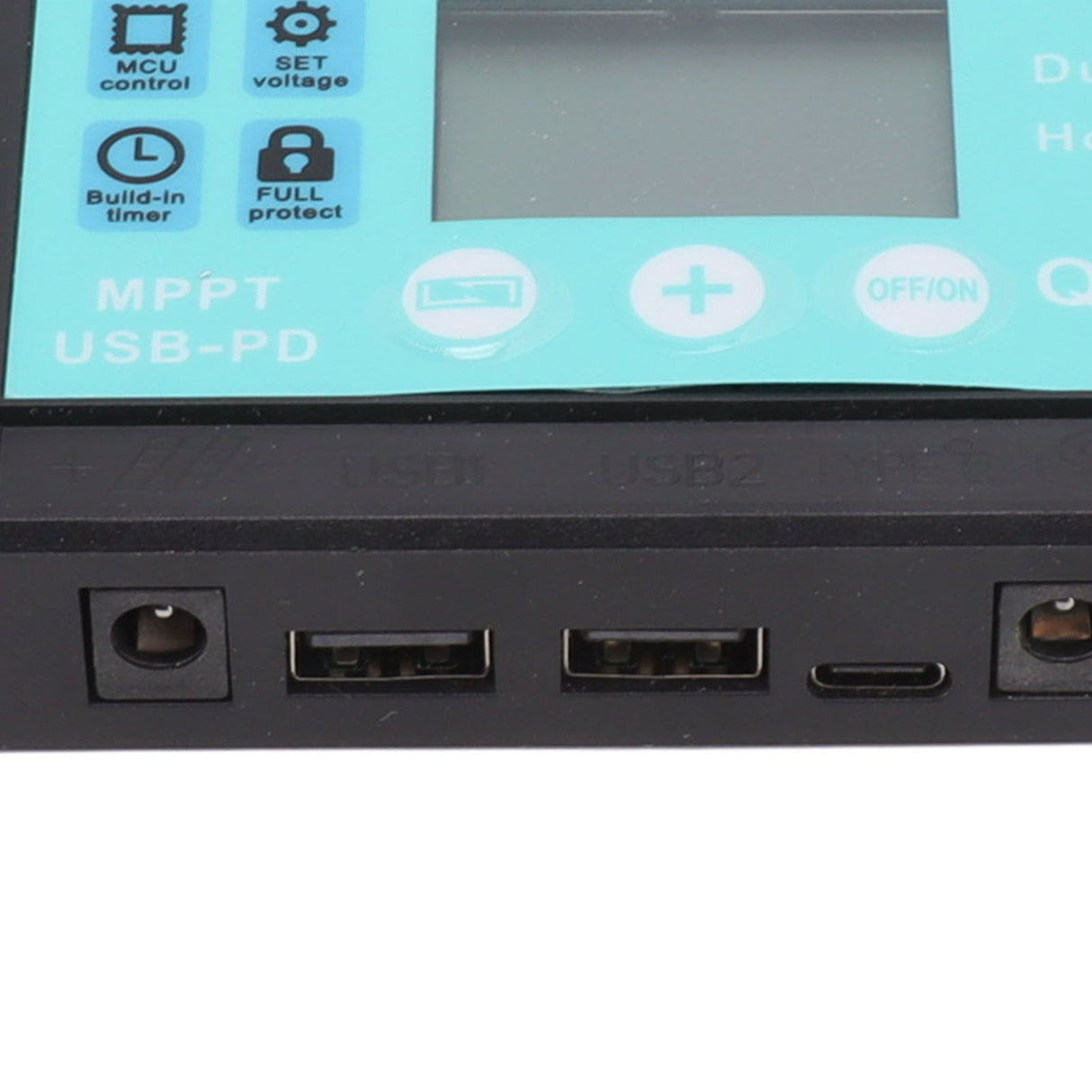 Solar Charge Controller Dual USB Output Fast Charging Solar Panel Regulator 12V/24V for Household Industry 30A