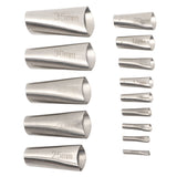 14pcs Caulking Nozzle Applicator 45 Degree Professional Stainless Steel Caulking Finisher Kit for Bathrooms Kitchens