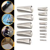 14pcs Caulking Nozzle Applicator 45 Degree Professional Stainless Steel Caulking Finisher Kit for Bathrooms Kitchens - Extra Image