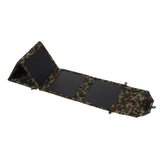 50W Portable Foldable Solar Panel Charger Kit 2 USB Ports Monocrystalline Silicon Solar Panel for Camping Hiking Camo - 45-Degree Angle