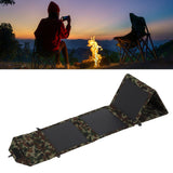 50W Portable Foldable Solar Panel Charger Kit 2 USB Ports Monocrystalline Silicon Solar Panel for Camping Hiking Camo - Extra Image
