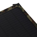 50W Portable Foldable Solar Panel Charger Kit 2 USB Ports Monocrystalline Silicon Solar Panel for Camping Hiking Camo - Extra Image