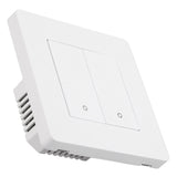 Smart Light Switch for Zigbee 2 Gang Timing Dimming Reverse Dual Control Smart Switch Panel AC100‑240V White