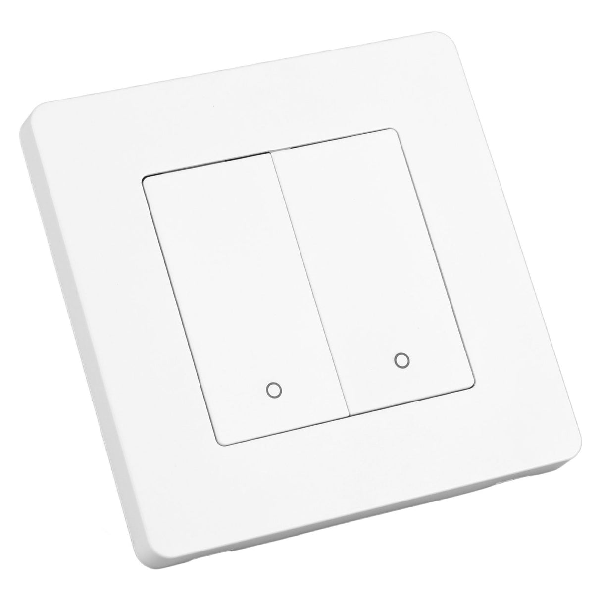 Smart Light Switch for Zigbee 2 Gang Timing Dimming Reverse Dual Control Smart Switch Panel AC100‑240V White