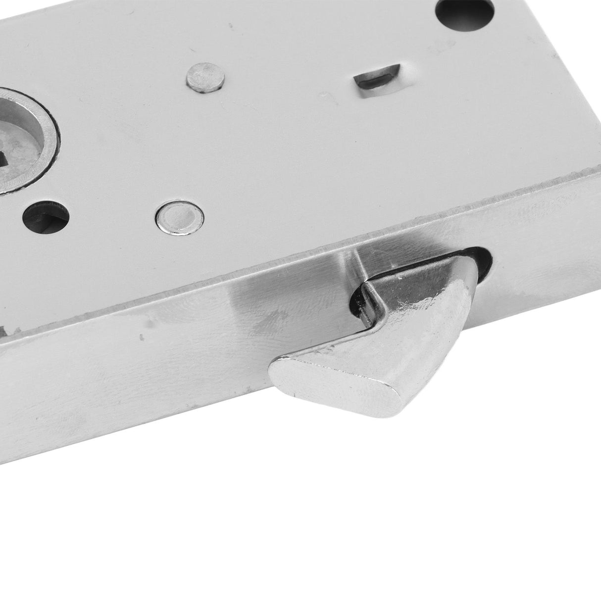 Zinc Alloy Invisible Recessed Handle Latch with Keys for Bathroom Balcony Pocket Door Sliding Barn Door
