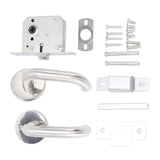 Handle Locks Stainless Steel Safety Passageway Door Handle Lock for Fire Emergency Exit Corridor Home Warehouse
