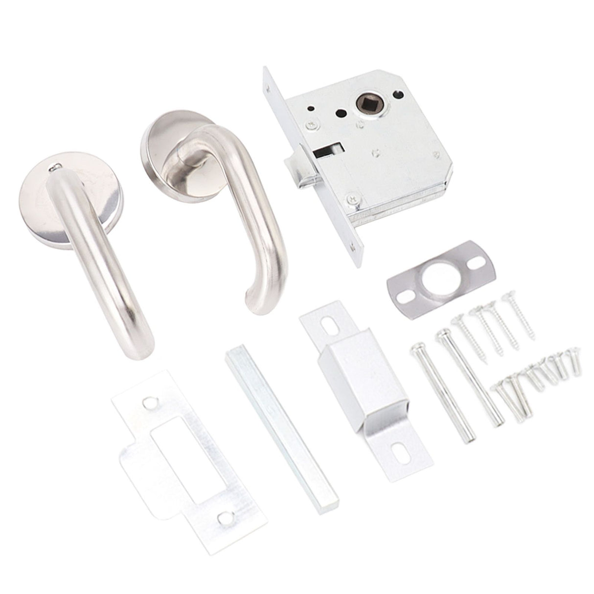 Handle Locks Stainless Steel Safety Passageway Door Handle Lock for Fire Emergency Exit Corridor Home Warehouse
