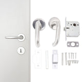 Handle Locks Stainless Steel Safety Passageway Door Handle Lock for Fire Emergency Exit Corridor Home Warehouse