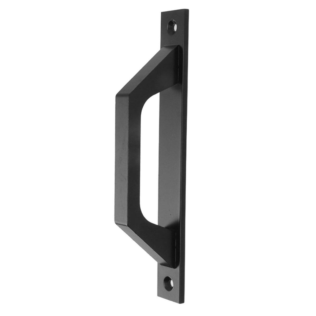 Sliding Door Handle Metal Electroplating Cabinet Barn Door Pull Handle with Mounting Screws Black