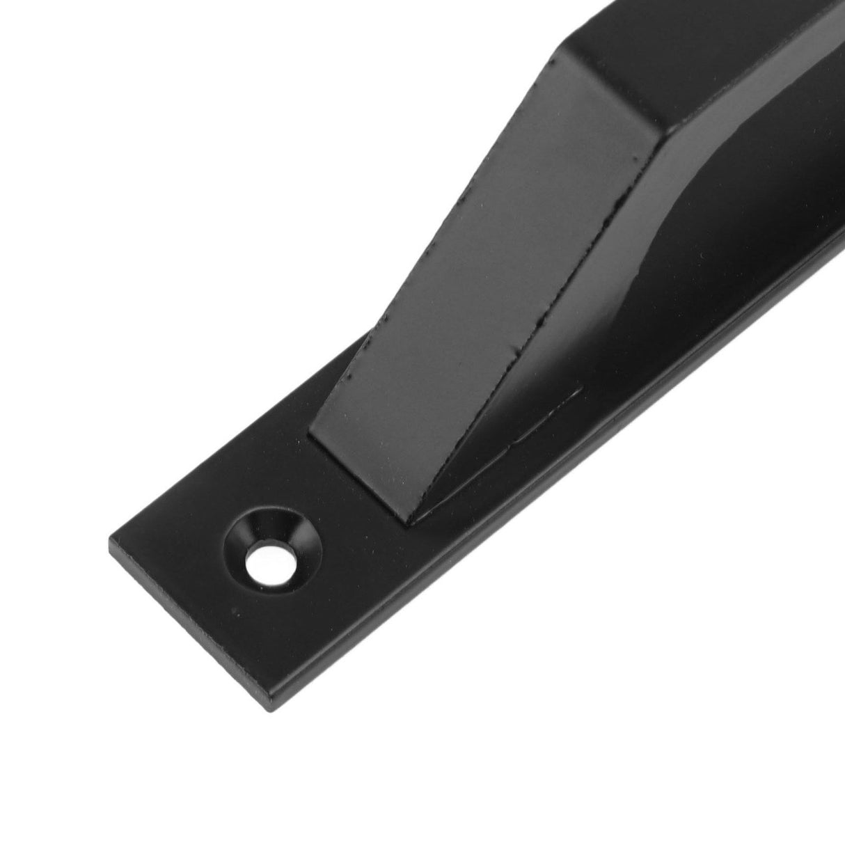 Sliding Door Handle Metal Electroplating Cabinet Barn Door Pull Handle with Mounting Screws Black