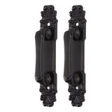 2Pcs Black Heavy Duty Door Handle Simple Installation Fashionable Door Handle 165mm 6.5in Length