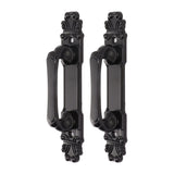 2Pcs Black Heavy Duty Door Handle Simple Installation Fashionable Door Handle 165mm 6.5in Length