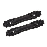 2Pcs Black Heavy Duty Door Handle Simple Installation Fashionable Door Handle 165mm 6.5in Length - Close-Up Angle