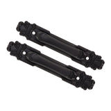2Pcs Black Heavy Duty Door Handle Simple Installation Fashionable Door Handle 165mm 6.5in Length - Low Angle