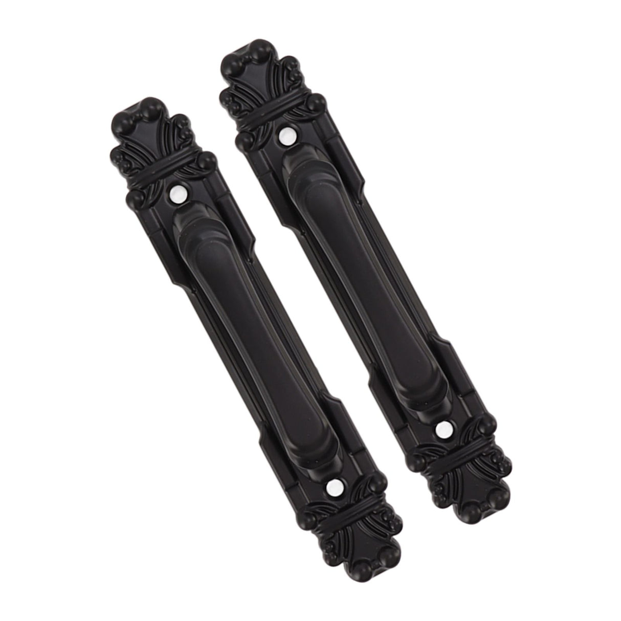2Pcs Black Heavy Duty Door Handle Simple Installation Fashionable Door Handle 165mm 6.5in Length
