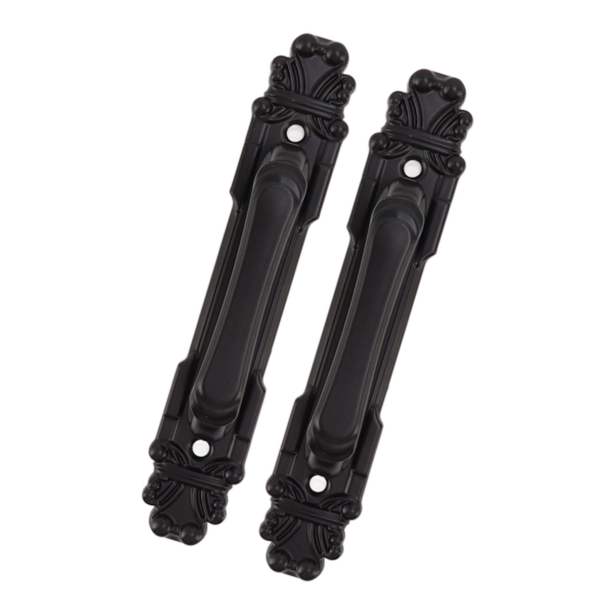 2Pcs Black Heavy Duty Door Handle Simple Installation Fashionable Door Handle 165mm 6.5in Length