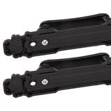 2Pcs Black Heavy Duty Door Handle Simple Installation Fashionable Door Handle 165mm 6.5in Length