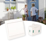 Self Powered Wireless Doorbell Long Distance Battery Free Cordless Door Bell with Receiver for Home Welcome - Extra Image