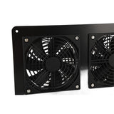 12V 20W Solar Powered Fan Kit Monocrystalline Silicon 3W Dual Cooling Fan for Car Greenhouse