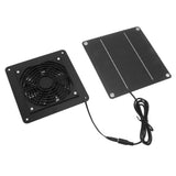 10W Solar Panel Fan Kit High Speed Solar Panel Powered Fan with 150cm Cable Protection Net for Pet House Greenhouse