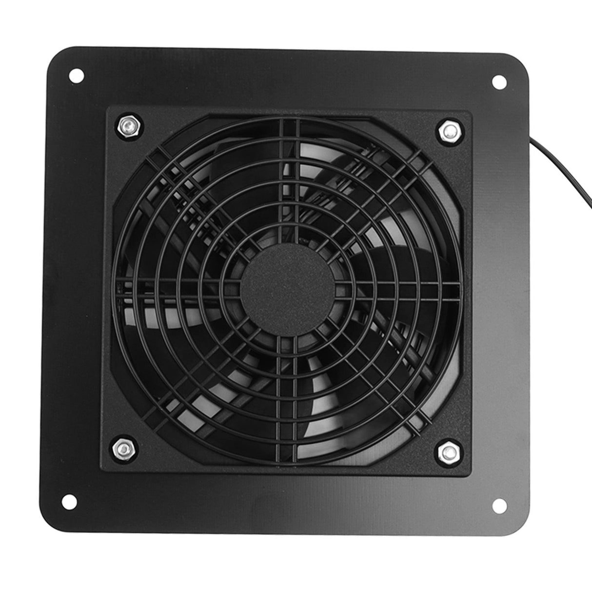 10W Solar Panel Fan Kit High Speed Solar Panel Powered Fan with 150cm Cable Protection Net for Pet House Greenhouse