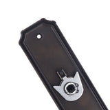 Front Exterior Door Handle Lockset Aluminum Alloy Silent Home Door Handle Lock with Keys for Bedroom Hotel Balcony