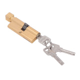 Front Exterior Door Handle Lockset Aluminum Alloy Silent Home Door Handle Lock with Keys for Bedroom Hotel Balcony