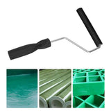 Fiberglass Roller Portable Tub Roller Tool Bristle Resin Laminating Bubble Roller for Window Bathtub Door D