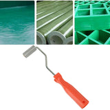 Fiberglass Roller Handheld Aluminum Alloy Smooth Rolling Bubble Removal Roller Set for Bathtub 21 X 50mm / 0.83 X 1.97in